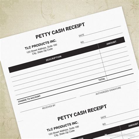 Free Petty Cash Receipt Template